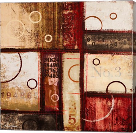 Framed Digits in the Abstract I Print