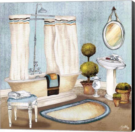 Framed Master Bath II Print