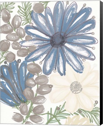 Framed Hidden Floral II Print