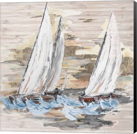 Framed Rough Sailing II Print