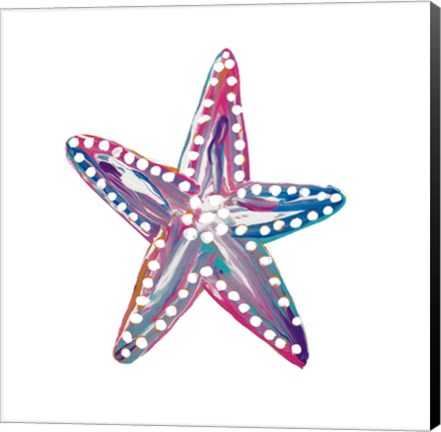 Framed Dotted Starfish I Print