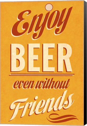 Framed Enjoy Beer Print