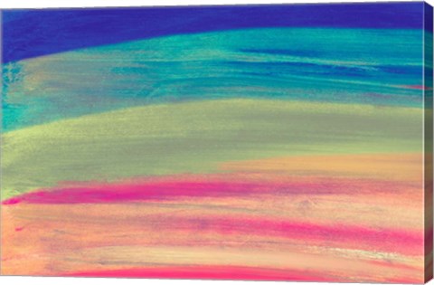 Framed Rainbow Abstract Print