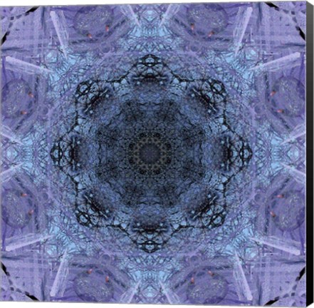 Framed Colorful Kaleidoscope 1 Print