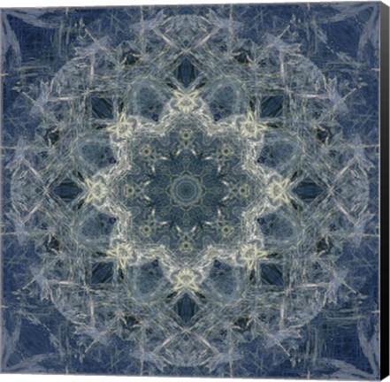 Framed Colorful Kaleidoscope 6 Print