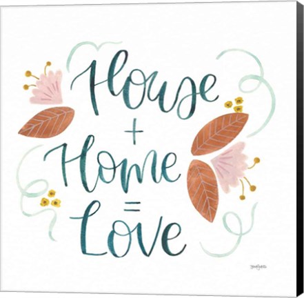 Framed Home Sweet Home III Print