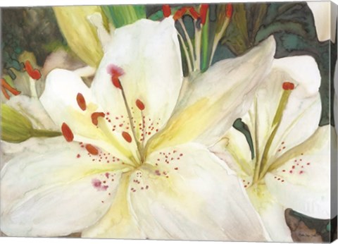 Framed Macro Lilies Print