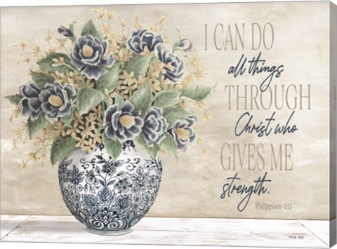 Framed I Can Do All Things Through Christ Print