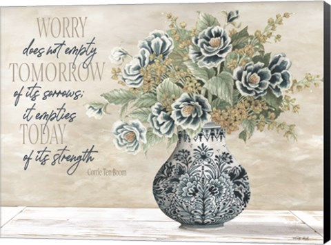 Framed Don&#39;t Worry Print