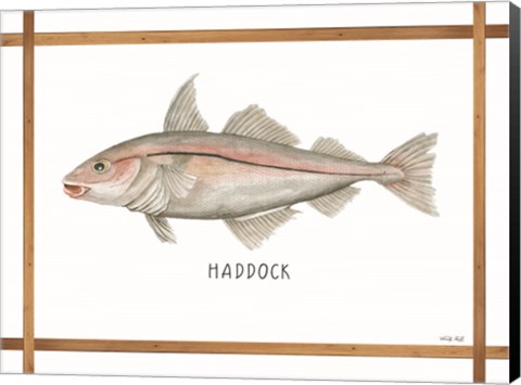 Framed Haddock on White Print