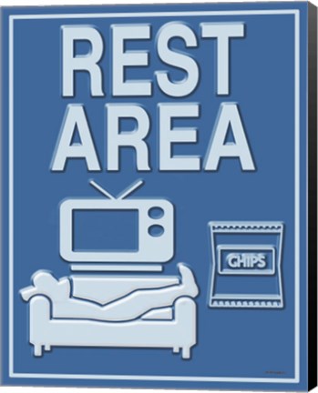 Framed Rest Area Print