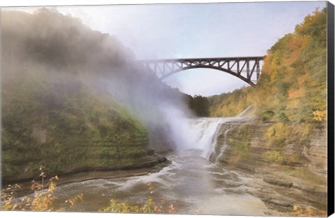 Framed Letchworth Upper Falls Print