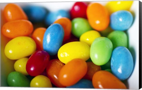 Framed Jellybeans in a Bowl Print