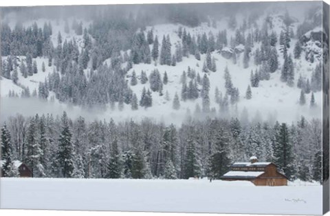 Framed Methow Valley Barn Print