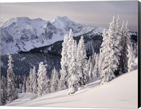 Framed Cariboo Mountains Print