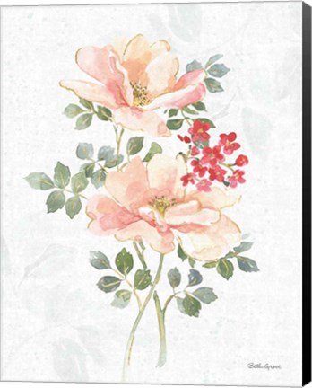 Framed Floral Focus VIII Print