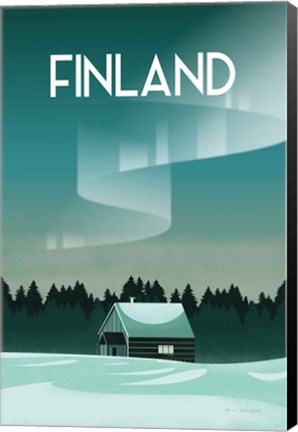 Framed Finland I Print