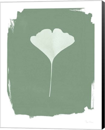 Framed Nature by the Lake Gingko I Green Print
