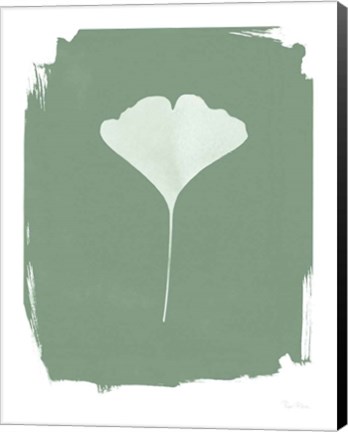 Framed Nature by the Lake Gingko I Green Print