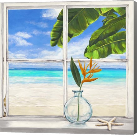 Framed Horizon Tropical lI Print