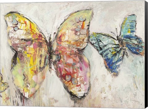 Framed Farfalle in Volo I Print