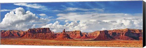 Framed Valley Of The Gods, Utah Print