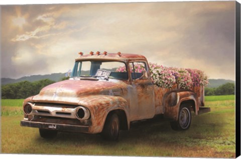 Framed Truckload of Beauty Print