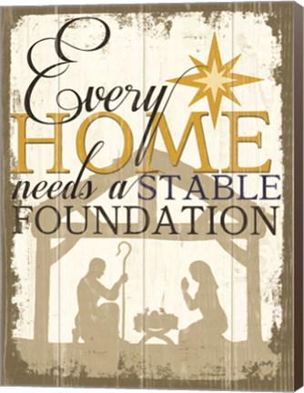 Framed Stable Foundation Print