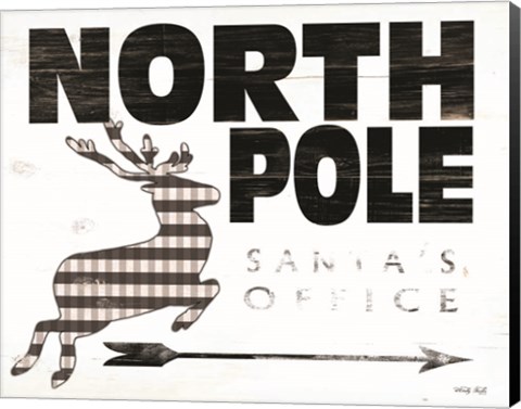 Framed North Pole Office Print