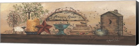 Framed Amazing Grace Shelf Print