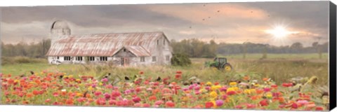 Framed Vermont Country Morning Print