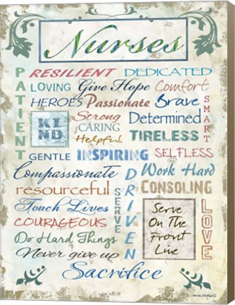 Framed Nurses Print