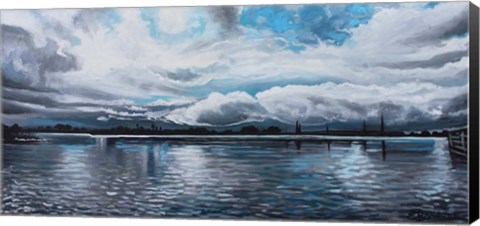 Framed Panoramic Painting Print