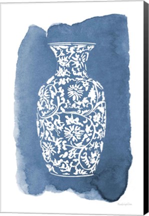 Framed Chinese Vase II Print