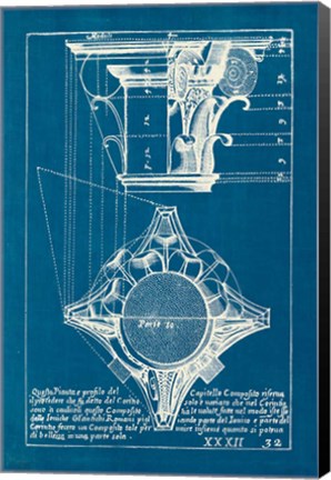 Framed Architectural Drawings X Blueprint Print