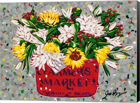 Framed Country Florals Print