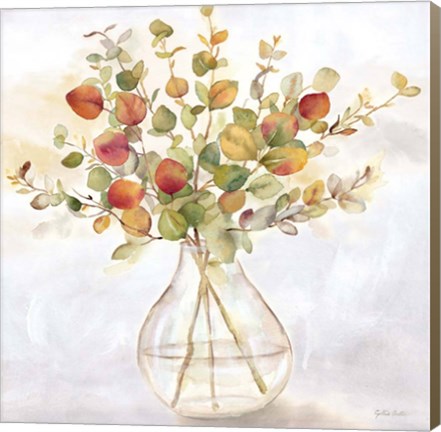 Framed Eucalyptus Vase Spice II Print