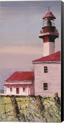 Framed Lighthouse Point panel Print