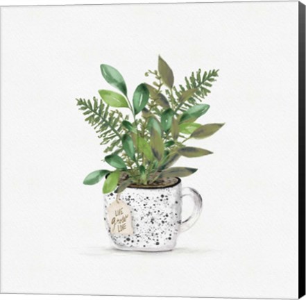 Framed Botanical Mug II Print