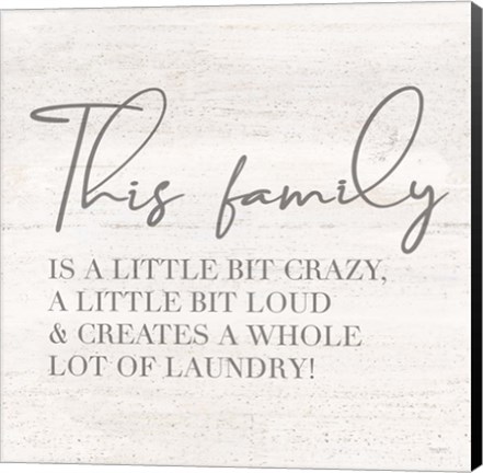 Framed Laundry Room Humor IV-Family Print