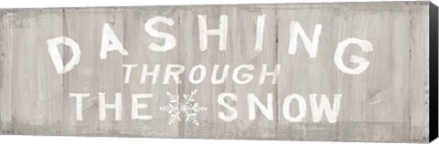 Framed Woodland Holidays Sign I Warm Gray v2 Print