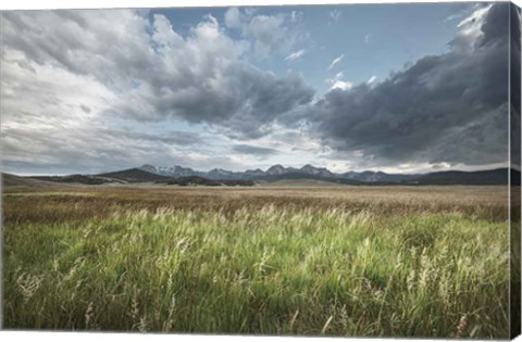 Framed Sawtooth Mountains Idaho Print