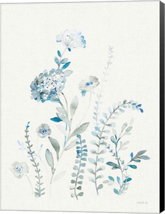 Framed Malmo Garden III Linen Print