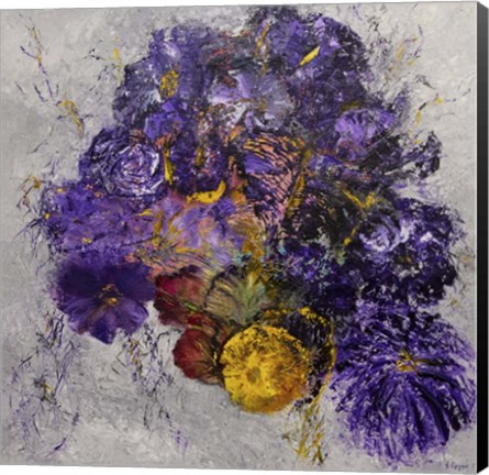 Framed Intertwined oil panel Print
