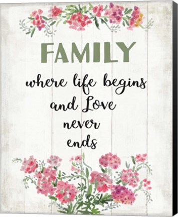 Framed Family Love 2 Print