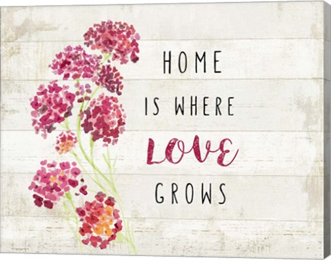 Framed Home Love Print