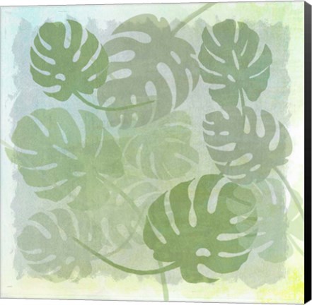 Framed Monstera Water Print
