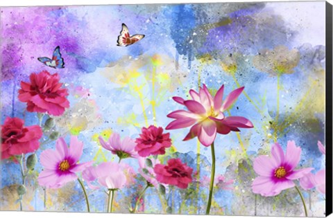 Framed Beauty in Light Print