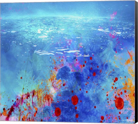 Framed Color Explosion 6 Print