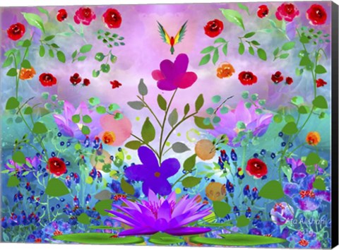 Framed Beauty Of Flowers 1 Print